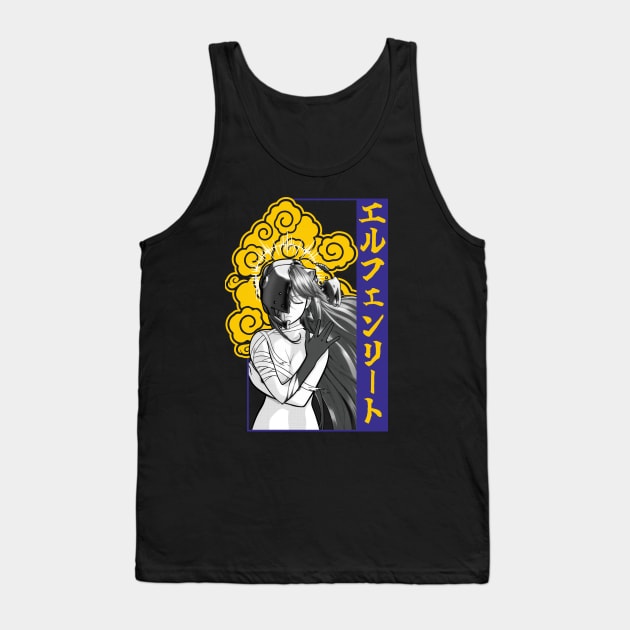 nyu yellow cloud japanese Tank Top by paisdelasmaquinas